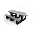 Frog Furnishings Gray 6' Park Place Table PB 6GRAPARKP